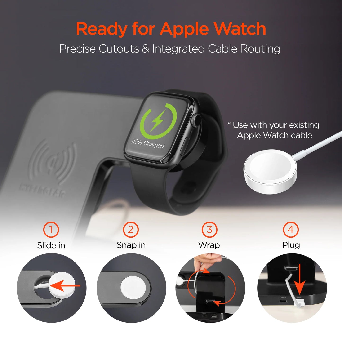 Hypergear 3-in-1 Wireless Charging Station