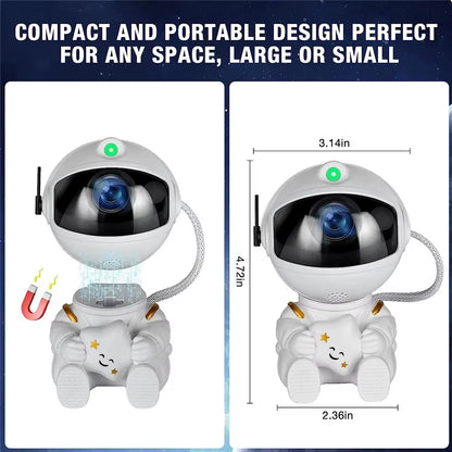 Galaxy Star Projector Night Light Astronaut Space Ceiling LED Lamp for Bedroom Home Decor Kids Gift - Starry Nebula Projector