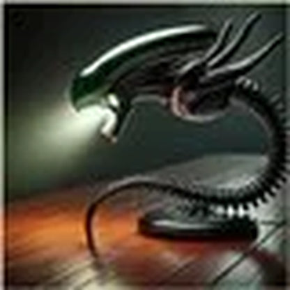 ALIEN LAMPS Alien Lighting Stand, Bedroom Home Decoration Lighting Resin Ornament