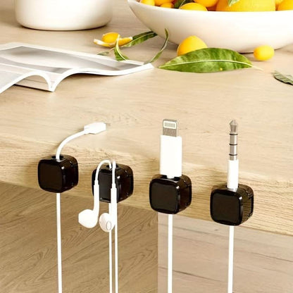 Magnetic Cable Management Clip for Office and Desk Use