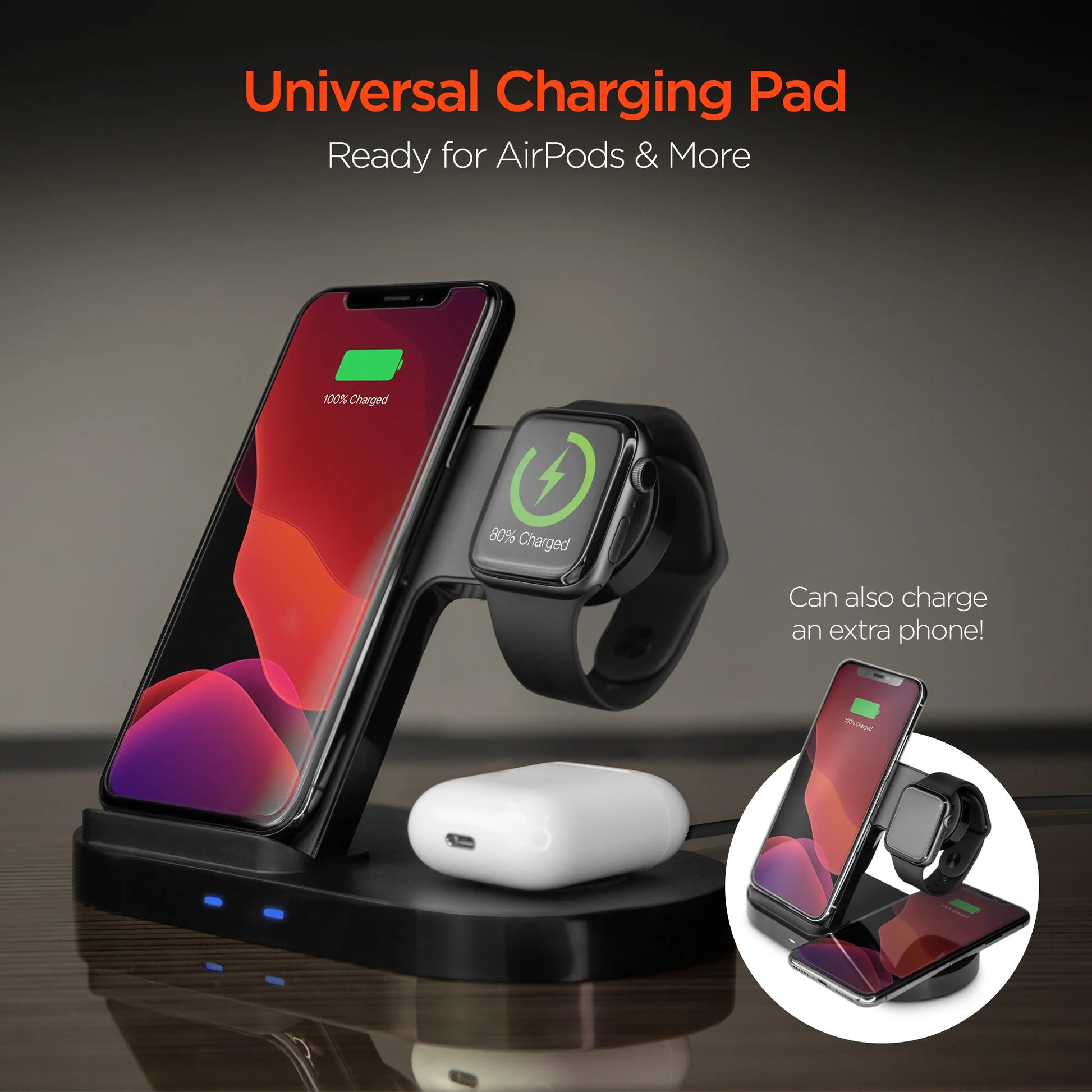 Hypergear 3-in-1 Wireless Charging Station