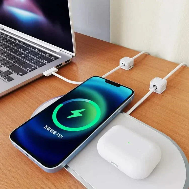 Magnetic Cable Management Clip for Office and Desk Use