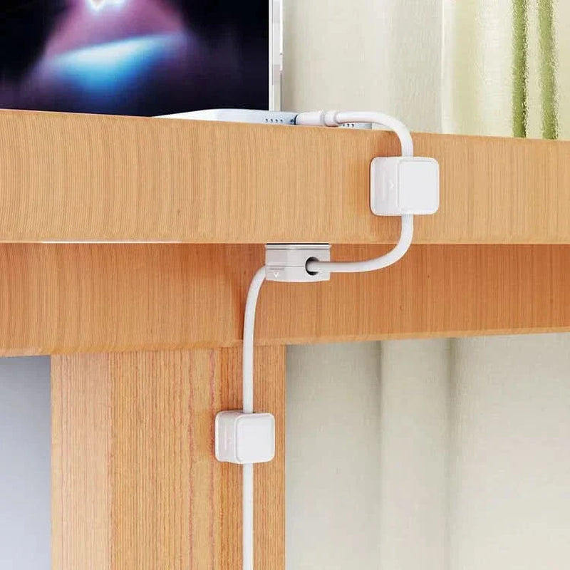 Magnetic Cable Management Clip for Office and Desk Use