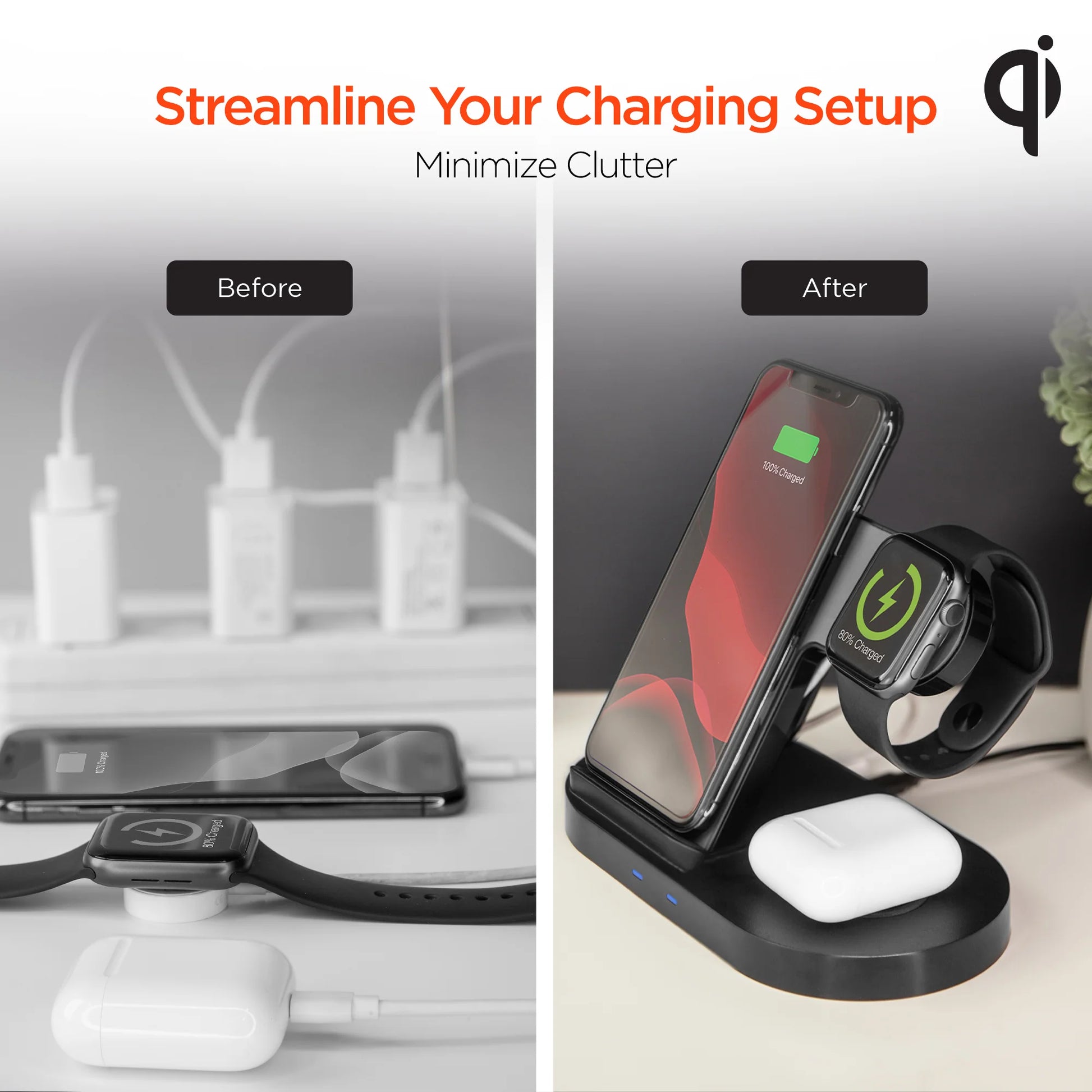 Hypergear 3-in-1 Wireless Charging Station