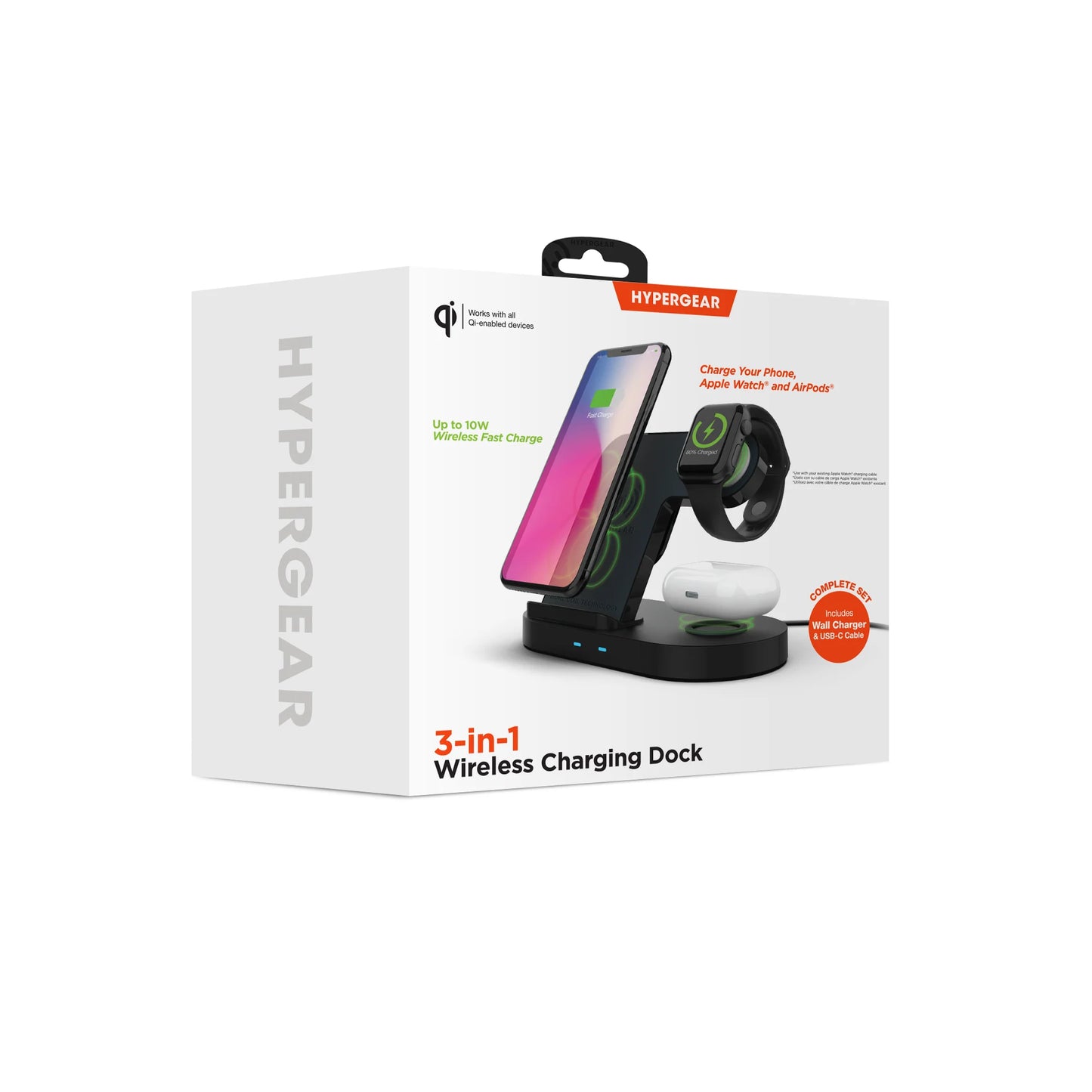 Hypergear 3-in-1 Wireless Charging Station