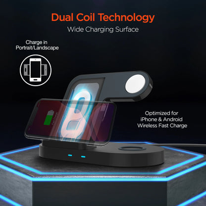 Hypergear 3-in-1 Wireless Charging Station