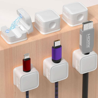 Magnetic Cable Management Clip for Office and Desk Use